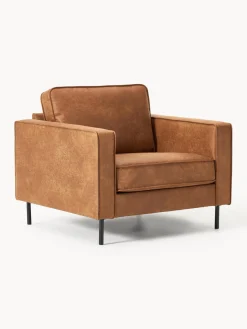 Westwing Collection Sillón de cuero reciclado Hunter^ Butacas|Sillones