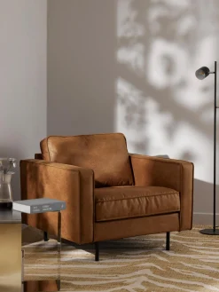 Westwing Collection Sillón de cuero reciclado Hunter^ Butacas|Sillones