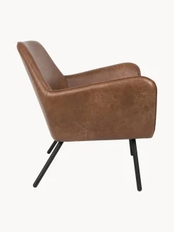 Sillón de cuero sintético Bon