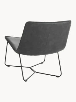 Ellos Home Sillón de cuero sintético Barrel^ Sillones Pequeños|Sillones