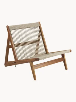 GUBI Sillón de exterior artesanal de madera de iroko MR01 Initial^ Sillones De Jardín|Sillones De Jardí­N