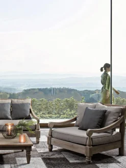 Bizzotto Sillón de exterior de madera maciza Bali