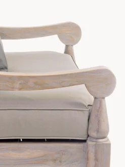 Bizzotto Sillón de exterior de madera maciza Bali