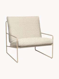 Ferm Living Sillón de jardín en tejido bouclé Desert