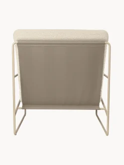 Ferm Living Sillón de jardín en tejido bouclé Desert