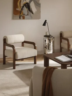 Westwing Collection Sillón de madera de fresno Raymond^ Sillones Pequeños|Sillones