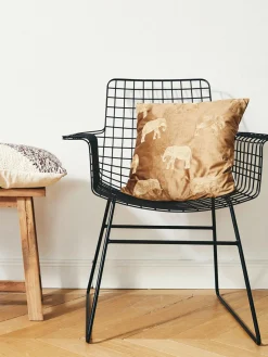 HKLIVING Sillón de metal Wire^ Sillas Con Reposabrazos|Sillas