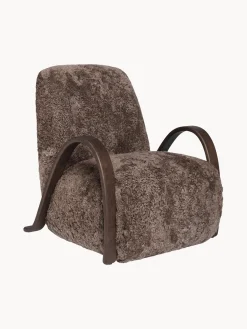Ferm Living Sillón de piel de oveja Buur^ Sillones Pequeños|Sillones
