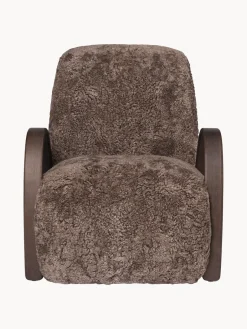 Ferm Living Sillón de piel de oveja Buur^ Sillones Pequeños|Sillones