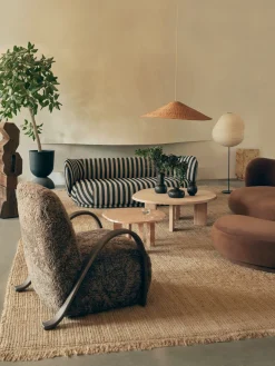 Ferm Living Sillón de piel de oveja Buur^ Sillones Pequeños|Sillones