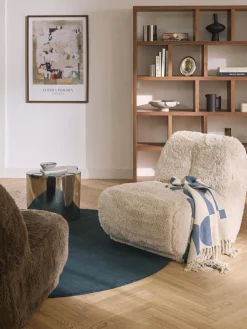 Westwing Collection Sillón de piel sintética Emie