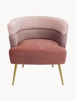 Kare Design Sillón de terciopelo diseño retro Sandwich