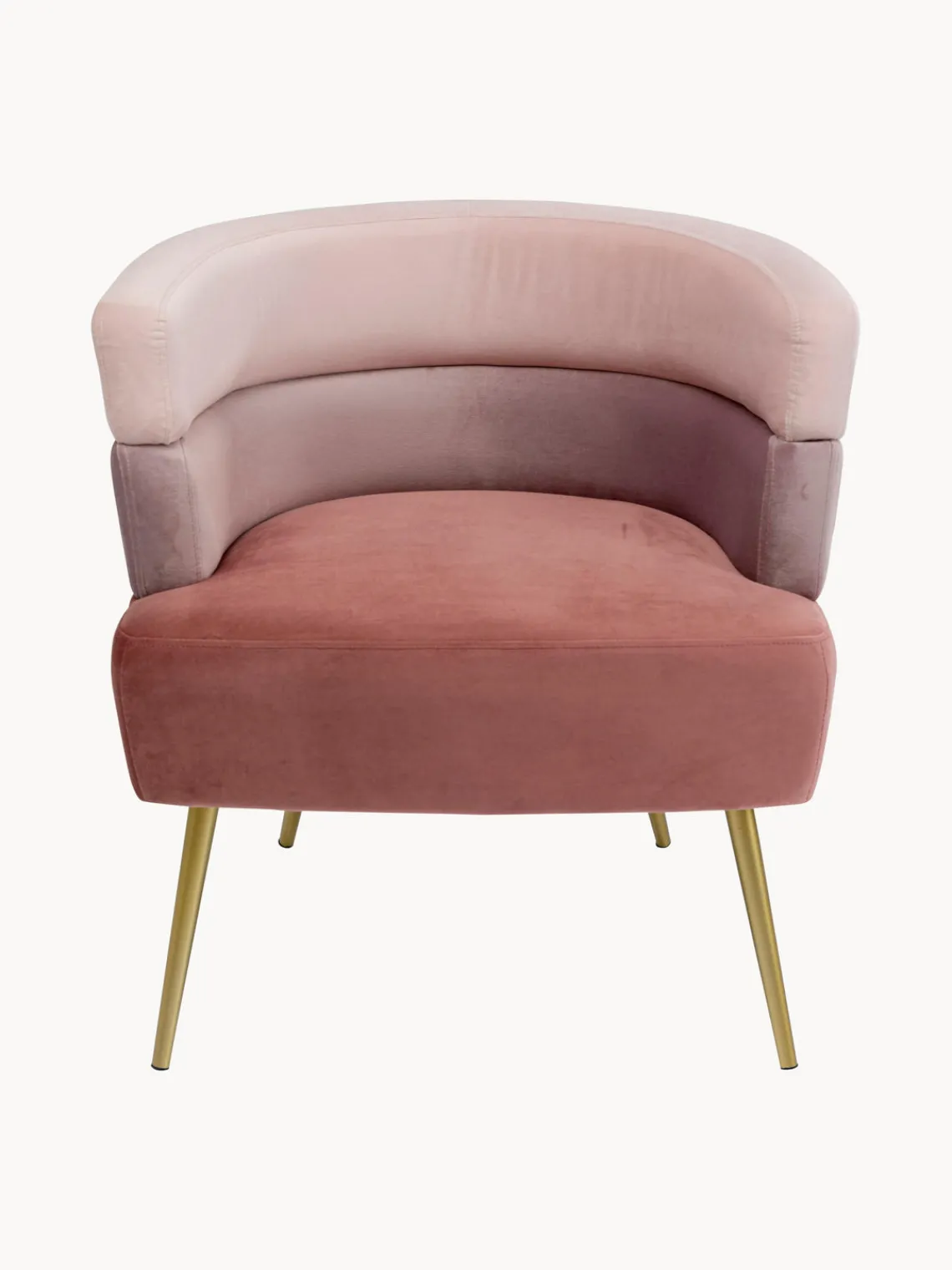 Kare Design Sillón de terciopelo diseño retro Sandwich