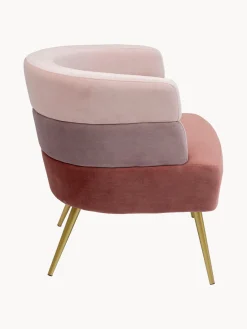 Kare Design Sillón de terciopelo diseño retro Sandwich