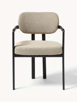 Westwing Collection Sillón en tejido bouclé Adrien^ Sillas Con Reposabrazos|Sillas