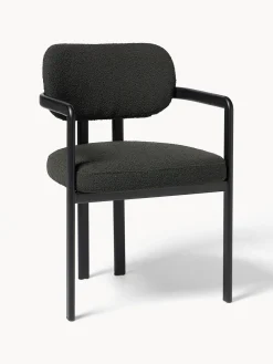 Westwing Collection Sillón en tejido bouclé Adrien