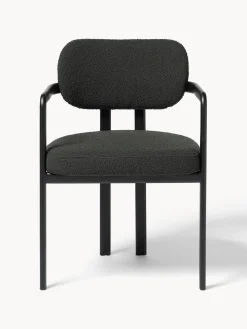 Westwing Collection Sillón en tejido bouclé Adrien