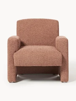 Westwing Collection Sillón en tejido bouclé Aven