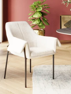 Kare Design Sillón en tejido bouclé Bess^ Sillas Con Reposabrazos|Sillas
