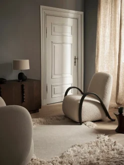 Ferm Living Sillón en tejido bouclé Buur