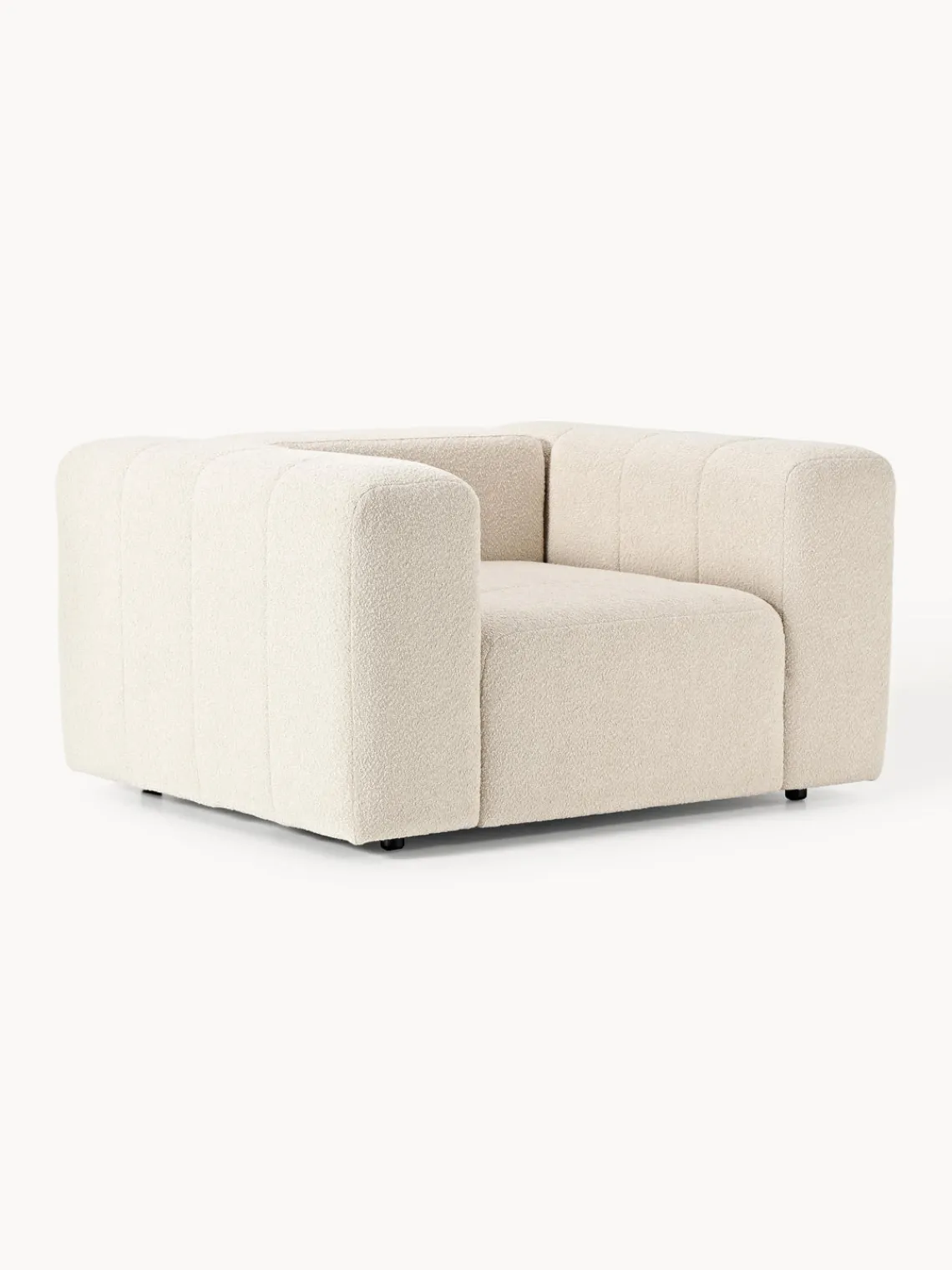 Westwing Collection Sillón en tejido bouclé Lena^ Butacas|Sillones