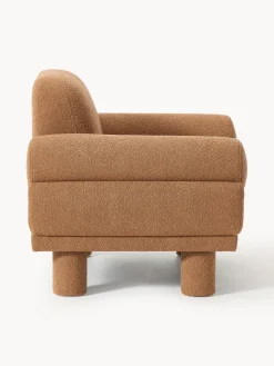 Westwing Collection Sillón en tejido bouclé Lilo^ Butacas|Sillones