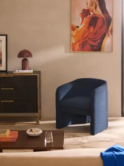 Westwing Collection Sillón en tejido bouclé Mairo^ Sillones Pequeños|Sillones