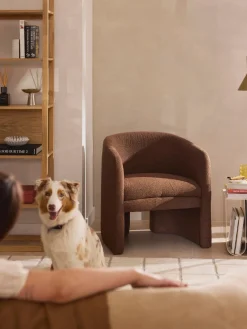 Westwing Collection Sillón en tejido bouclé Mairo^ Sillones Pequeños|Sillones