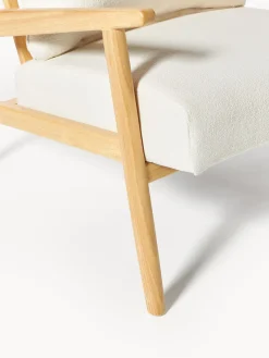 Westwing Collection Sillón en tejido bouclé Mikkel^ Sillones Pequeños|Sillones