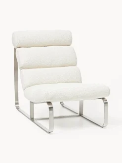 Westwing Collection Sillón en tejido bouclé Pavlos^ Sillones Pequeños|Sillones