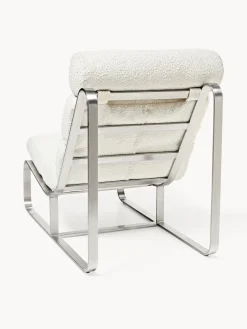 Westwing Collection Sillón en tejido bouclé Pavlos^ Sillones Pequeños|Sillones