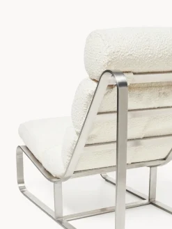 Westwing Collection Sillón en tejido bouclé Pavlos^ Sillones Pequeños|Sillones