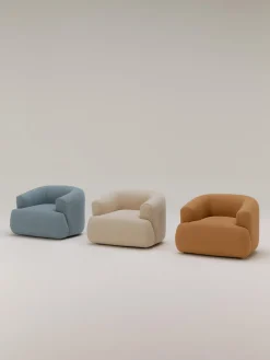 Westwing Collection Sillón en tejido bouclé Sofia