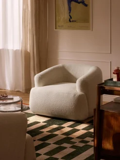 Westwing Collection Sillón en tejido bouclé Sofia^ Butacas|Sillones