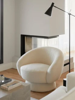 Bloomingville Sillón en tejido bouclé Ted^ Sillones Pequeños|Sillones