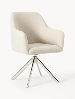 Westwing Collection Sillón giratorio con reposabrazos Isla^ Sillas Con Reposabrazos|Sillas