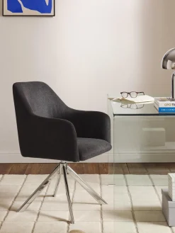 Westwing Collection Sillón giratorio con reposabrazos Isla