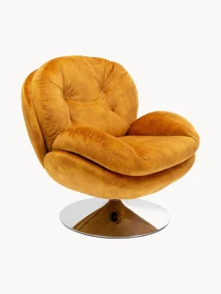Kare Design Sillón giratorio de terciopelo Cosy^ Sillones Pequeños|Sillones