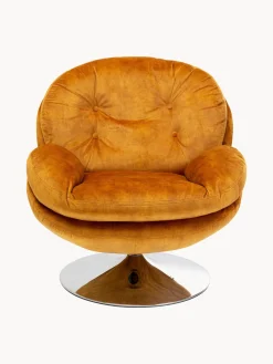Kare Design Sillón giratorio de terciopelo Cosy^ Sillones Pequeños|Sillones
