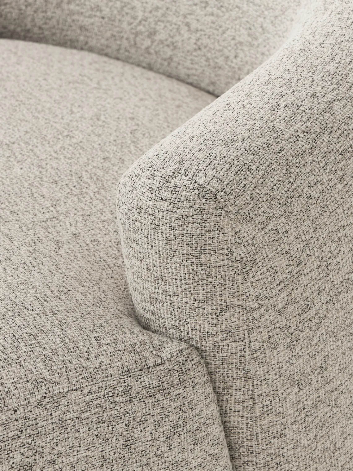Westwing Collection Sillón grande en tejido bouclé Sofia^ Butacas|Sillones