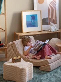 Wigiwama Sillón infantil artesanal de pana Moon^Niños Decoración Infantil|Puf Infantiles