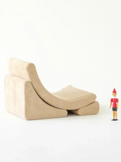 Wigiwama Sillón infantil artesanal de pana Moon^Niños Decoración Infantil|Puf Infantiles