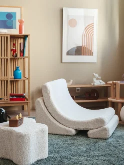 Wigiwama Sillón infantil artesanal de borreguillo Moon^Niños Decoración Infantil|Puf Infantiles