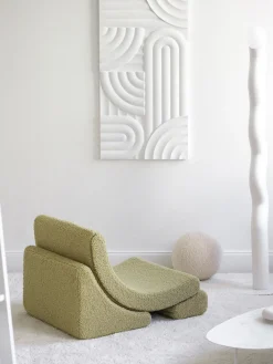 Wigiwama Sillón infantil artesanal de borreguillo Moon^Niños Decoración Infantil|Puf Infantiles