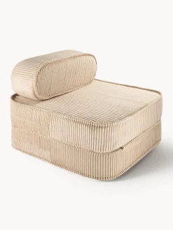 Niños Wigiwama Sillón infantil de pana plegable Sugar