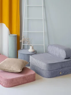Wigiwama Sillón infantil de pana plegable Sugar^Niños Decoración Infantil|Puf Infantiles