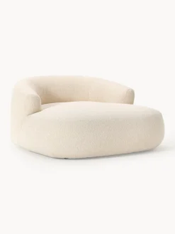 Westwing Collection Sillón lounge grande en tejido bouclé Sofia^ Butacas|Sillones