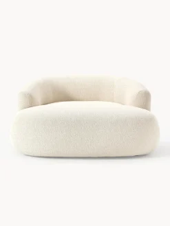 Westwing Collection Sillón lounge grande en tejido bouclé Sofia^ Butacas|Sillones