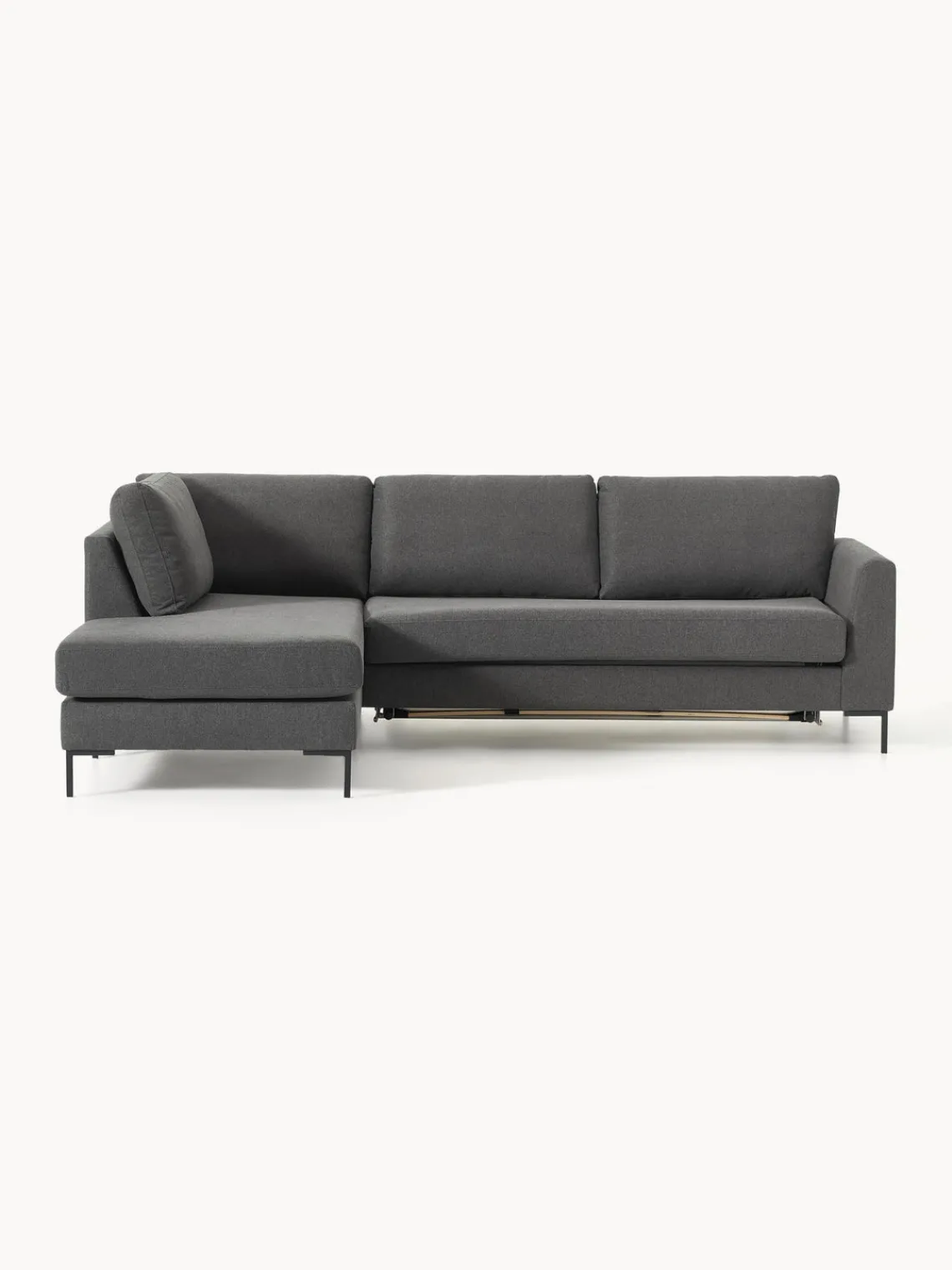 Westwing Collection Sofá cama con colchón Luna (3 plazas)