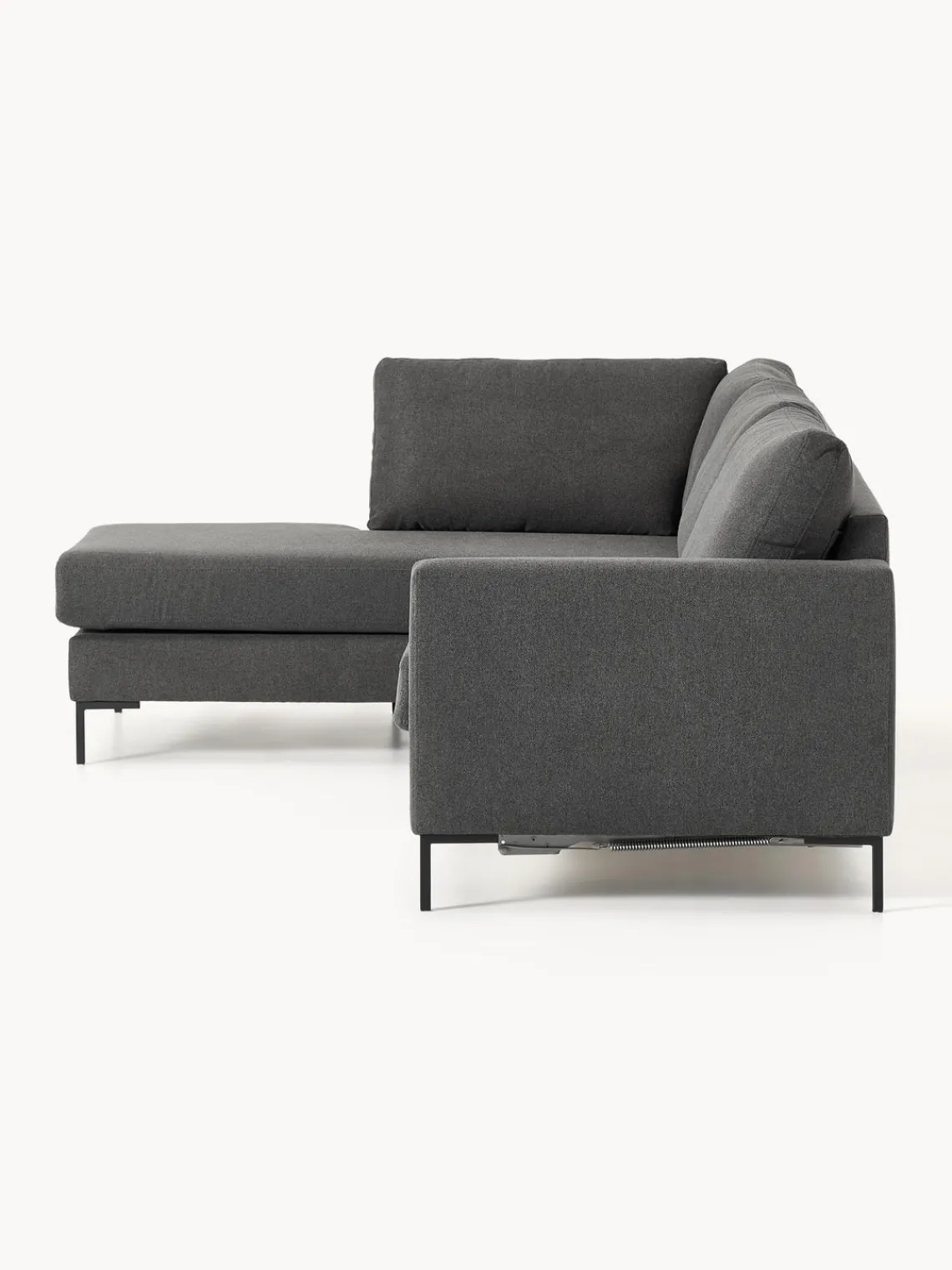 Westwing Collection Sofá cama con colchón Luna (3 plazas)